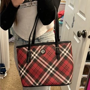 brand new with tags Giani Bernini plaid purse with matching wallet